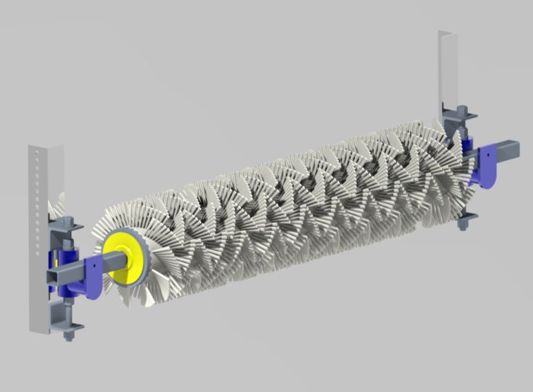 Integrated Brush Drum Motor - Application